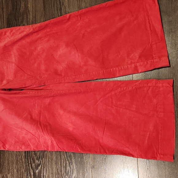 ❤️ LOFT CORDUROY HIGH RISE WIDE LEG PALMER PANTS, PINK, 14 (32) - Picture 6 of 10